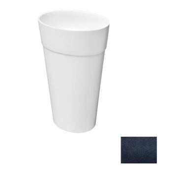Umywalka wolnostojąca Uniqa Glam Besco 32x46x84cm grafitowa UMD-U-WGG