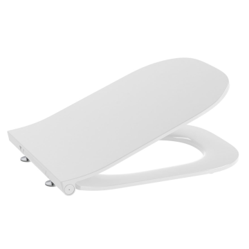Deska WC duroplast wolnoopadająca ultra slim Roca Gap Square biała A801472003