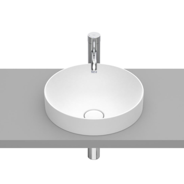Umywalka blatowa 37x37 cm Roca Inspira Round biały mat A32752R620