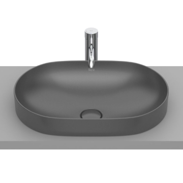 Umywalka blatowa 55x37 cm Roca Inspira Round onyks A327527640