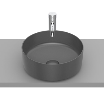 Umywalka nablatowa 37x37 cm Roca Inspira Round onyks A327523640