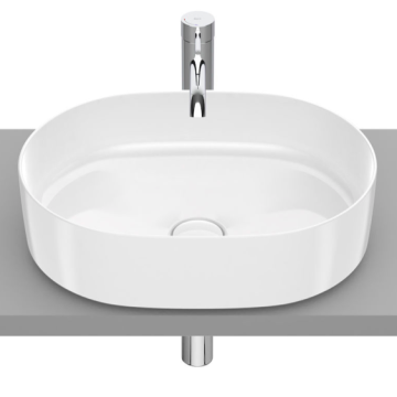 Umywalka nablatowa 50x37 cm Roca Inspira Round biała A327520000