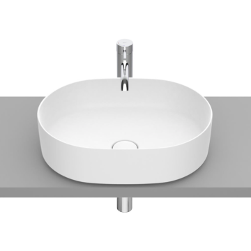 Umywalka nablatowa 50x37 cm Roca Inspira Round biały mat A327520620