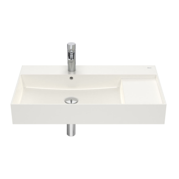 Umywalka ścienna 80x49 cm Roca Inspira Square beżowa A32752B650