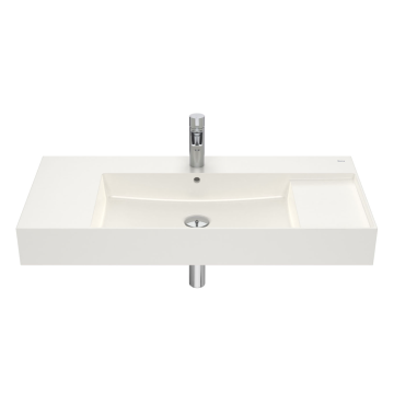 Umywalka ścienna 100x49 cm Roca Inspira Square beżowa A32752A650