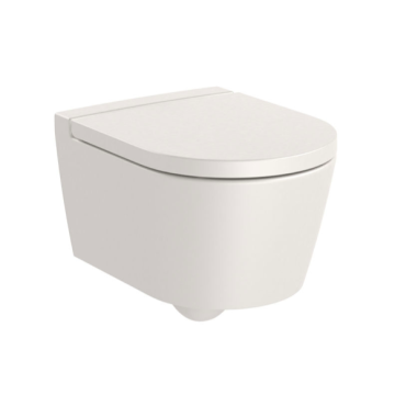 Miska WC podwieszana Rimless 48 cm Roca Inspira Round beżowa A346528650