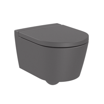 Miska WC podwieszana Rimless 48 cm Roca Inspira Round onyks A346528640