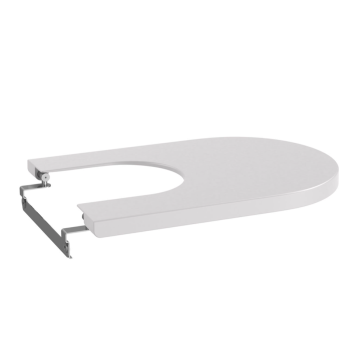 Pokrywa bidetowa Roca Inspira Round perłowa A80652263B