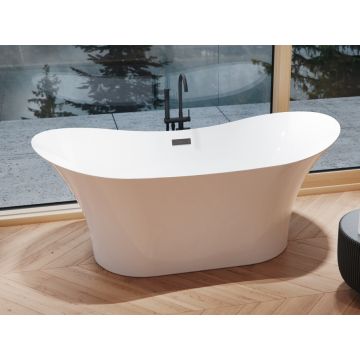 Wanna wolnostojąca Besco Amber 170x80cm biała WAS-170-AB