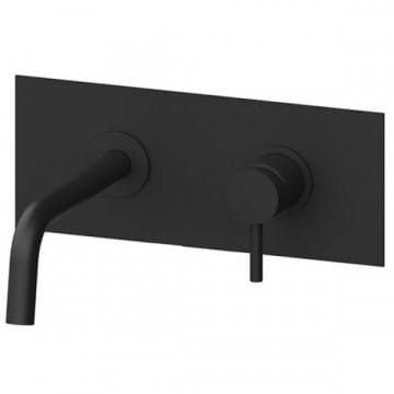 Bateria umywalkowa podtynkowa 178 mm Paffoni Light czarny mat LIG105NO