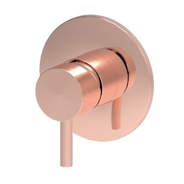 Bateria podtynkowa 1-drożna Paffoni Light różowe złoto LIG010ROSE