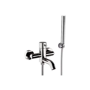 Bateria wannowa ścienna Daniel Tokyo miedź szczotkowana TX610.64