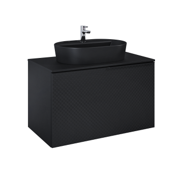 Szafka Elita Glam 90 1S+1S black matt RE010900167160