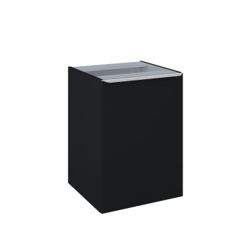 Komoda z koszem Cargo Elita Lofty 50x69.5x48.7 cm black matt RE080500027160
