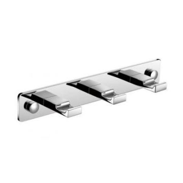 Listwa z 3 haczykami STELLA czarny mat 18.063-B