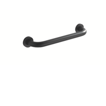 Uchwyt łazienkowy prosty Ø25 STELLA czarny mat 19.009-B