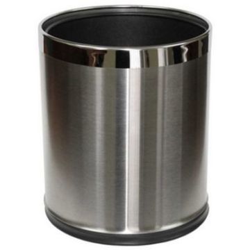 Pojemnik na odpadki 9L STELLA stal szczotkowana/stal polerowana 20.100-SB