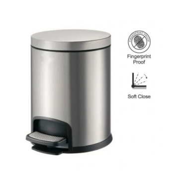 Pojemnik na odpadki 5l Stella Premium srebrny 20.20105
