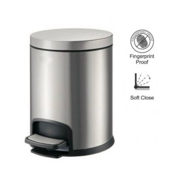 Pojemnik na odpadki 8l Stella Premium srebrny 20.20108
