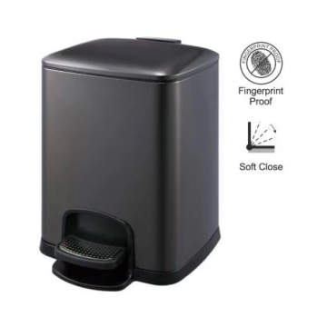 Pojemnik na odpadki 8l Stella Premium grafit metalik 20.20308-B