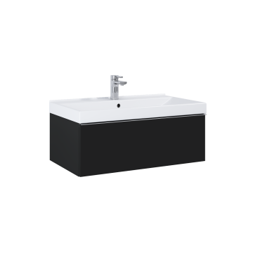 Szafka podumywalkowa Elita Look 80 1S 80x28.1x44.9 cm black matt RE010803027160