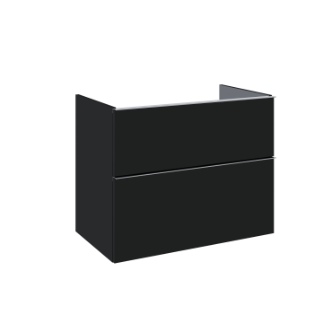 Komoda Elita Look 80 2S 80x63.5x44.9 cm black matt RE080801027160