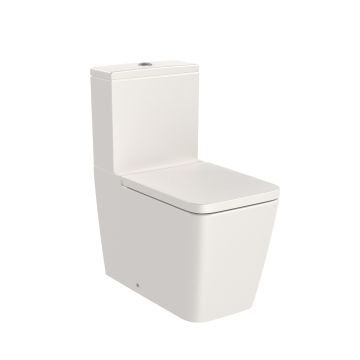 Miska WC Roca Inspira Square o/podwójny do kompaktu Rimless 645mm beżowy A342536650