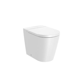 Miska WC Roca Inspira Round stojąca Rimless 560x370mm biały A347526000
