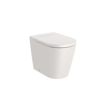 Miska WC Roca Inspira Round stojąca Rimless 560x370mm beżowy A347526650