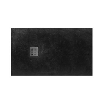 Brodzik kompozytowy Roca Terran Stonex® 1600x800mm czarny AP10164032001400