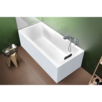 Wanna wolnostojąca 160x70 cm Riho Rethink Cubic Plug&Play prawa biała B104011005