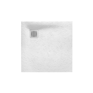 Brodzik kompozytowy Roca Terran Stonex® 900x900mm biały AP10338438401100