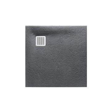 Brodzik kompozytowy Roca Terran Stonex® 900x900mm szary łupek AP10338438401200
