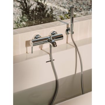 Bateria wannowo-prysznicowa ścienna Roca Ona chrom A5A029EC00