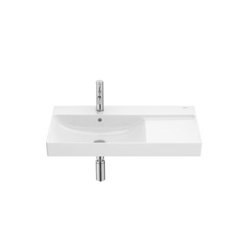Umywalka ścienna 80x46x16 cm Roca Ona lewa supraglaze A327689S00