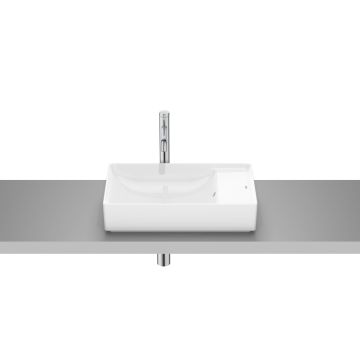 Umywalka nablatowa 55x34,5x12,5 cm Roca Ona Square supraglaze A32768CS00