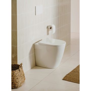 Miska WC stojąca przyścienna Rimless Roca Ona supraglaze A347687S00