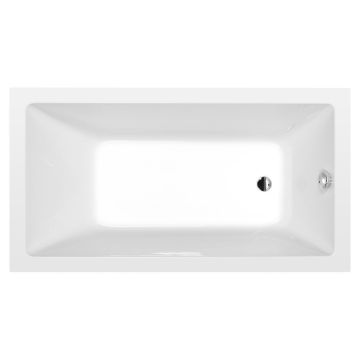 Wanna prostokątna Polysan Noemi 150x80x39 cm biała 71727