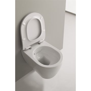 Miska WC podwieszana 50,5x36 cm Scarabeo Moon ocean 5520/CL56