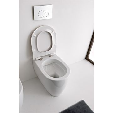 Miska WC stojąca 54,5x36 cm Scarabeo Moon night 5522/CL35