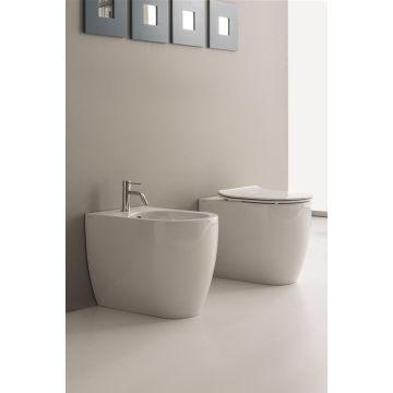 Bidet stojący 54,5x36 cm Scarabeo Moon biały 5523