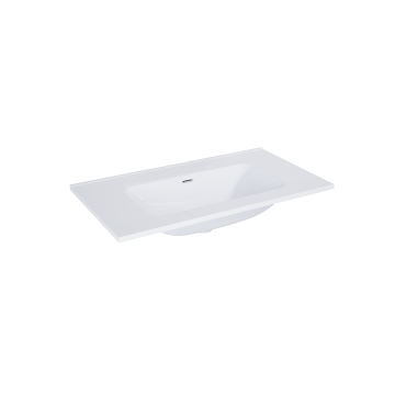 Umywalka Elita Skappa 80 bez otw. ceramiczna white RE040800068060