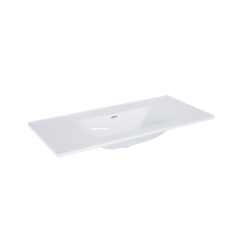 Umywalka Elita Skappa 100 bez otw. ceramiczna white RE041000068060