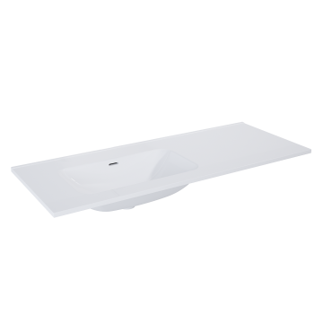 Umywalka Elita Skappa 120 bez otw. lewa (80+40), ceramiczna white RE041201168060