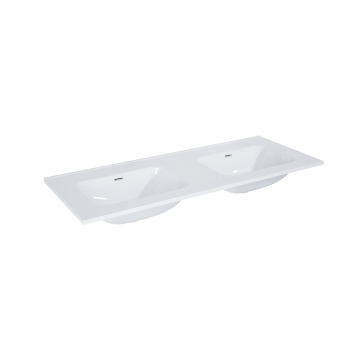 Umywalka Elita Skappa 120 duo bez otw. ceramiczna white RE041200068060