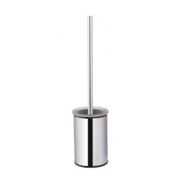 Szczotka WC niska wolnostojąca wkład szklany 9,5 cm x 9,5 cm x 38 cm Stella Classic 07.432