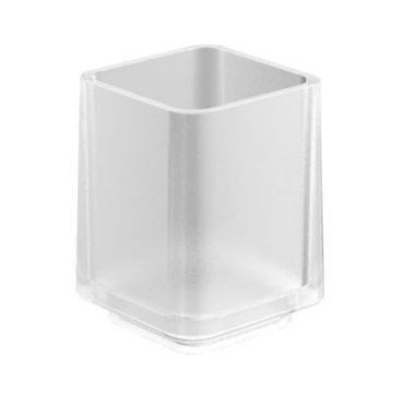 Kubek szkło matowe 8 cm x 8 cm x 10 cm Stella Next 08.421