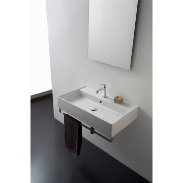 Umywalka nablatowa 80x46 cm Scarabeo Teorema 2.0 z otw. ardesia 511049