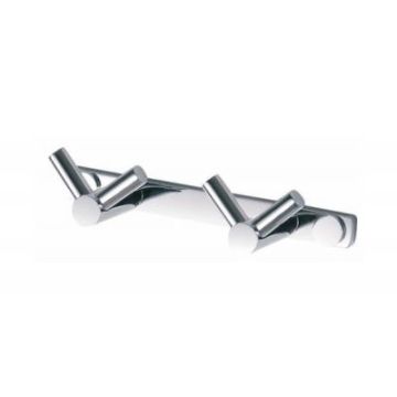 Listwa 2 haczyki podwójne 13 cm x 4 cm x 2,5 cm Stella Dodatki 18.022