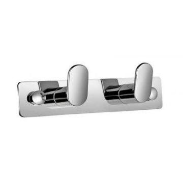 Listwa 2 haczyki fasolki 14 cm x 3,5 cm x 4 cm Stella Dodatki 18.052